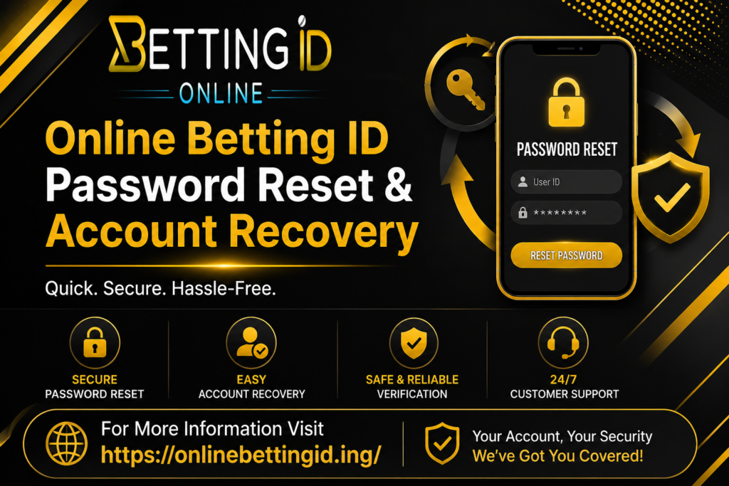Online Betting ID Password Reset & Account Recovery Guide 2026