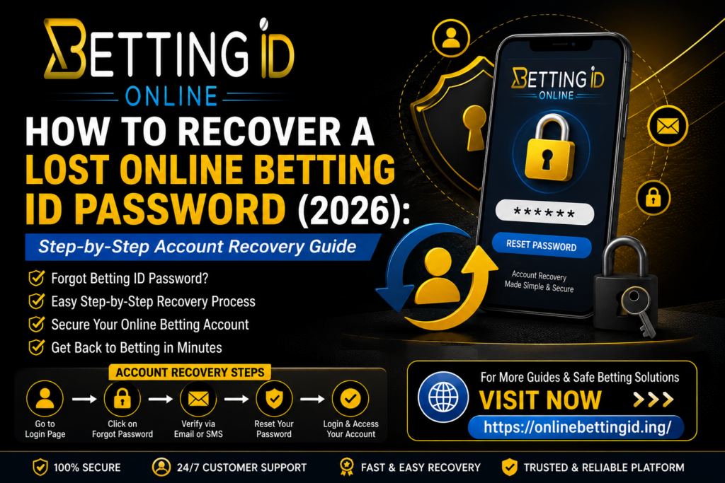 How to Recover a Lost Online Betting ID Password Guide (2026)