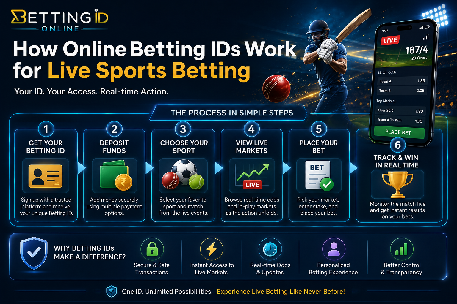 How Online Betting IDs Work