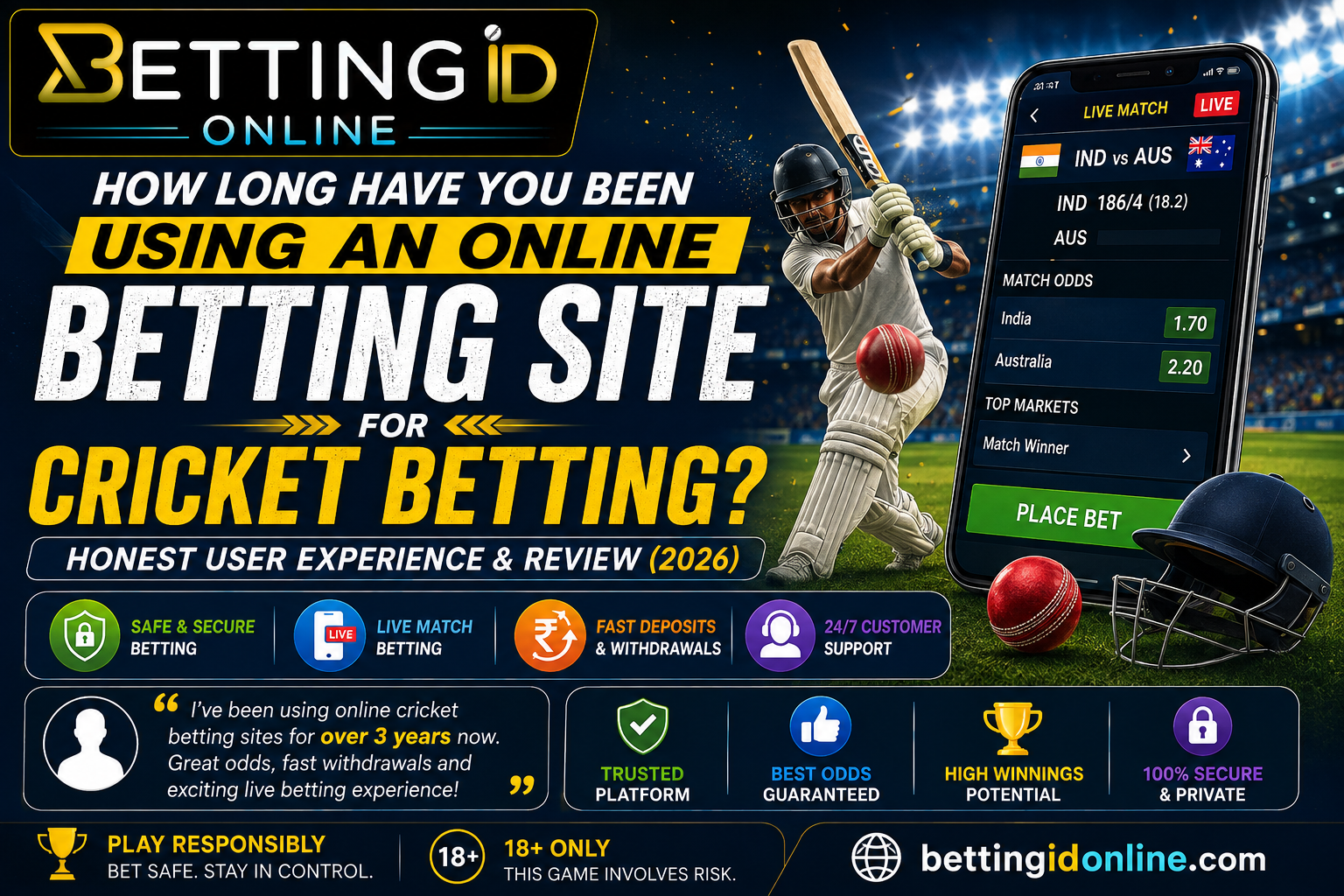 Online Betting Site for Cricket Betting