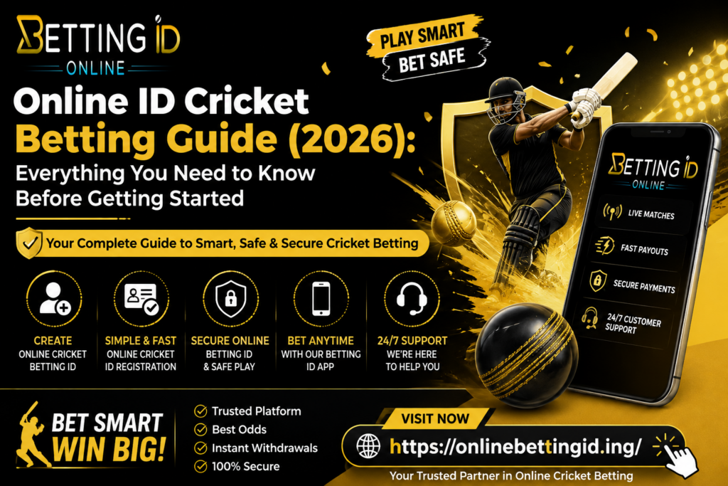 Online ID Cricket Betting Guide (2026) | Secure Cricket ID