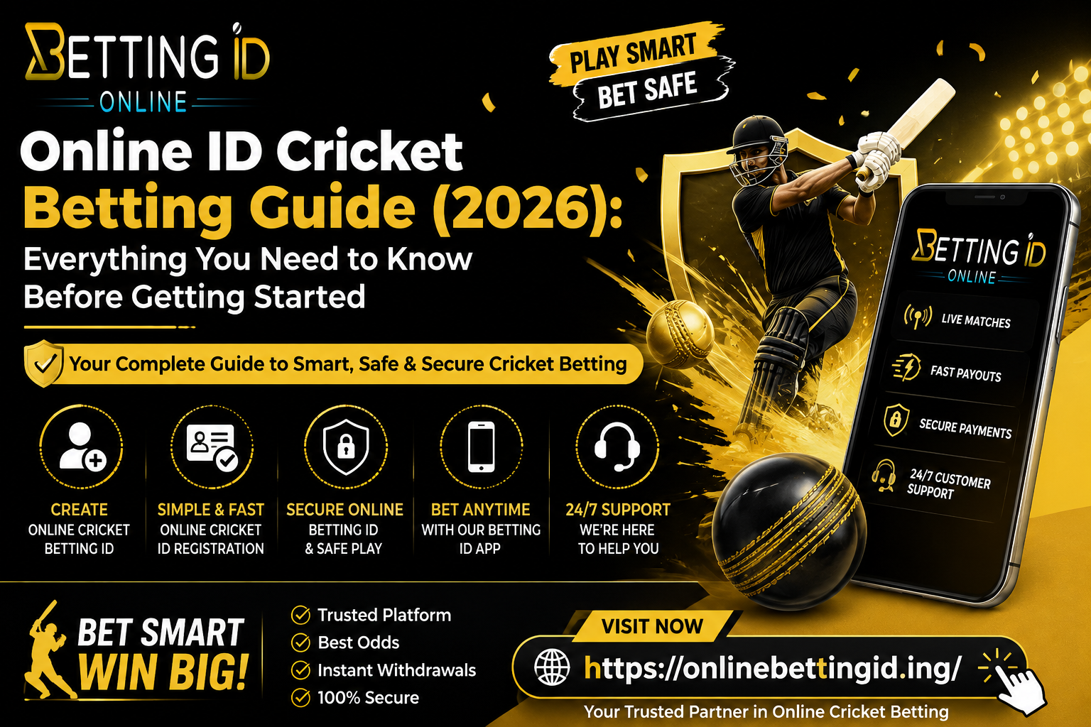 Online ID Cricket Betting Guide (2026) | Secure Cricket ID
